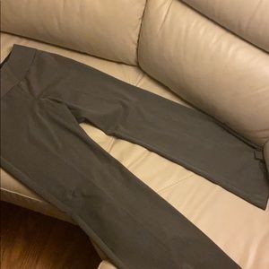 Gray bootleg/Editor style pants